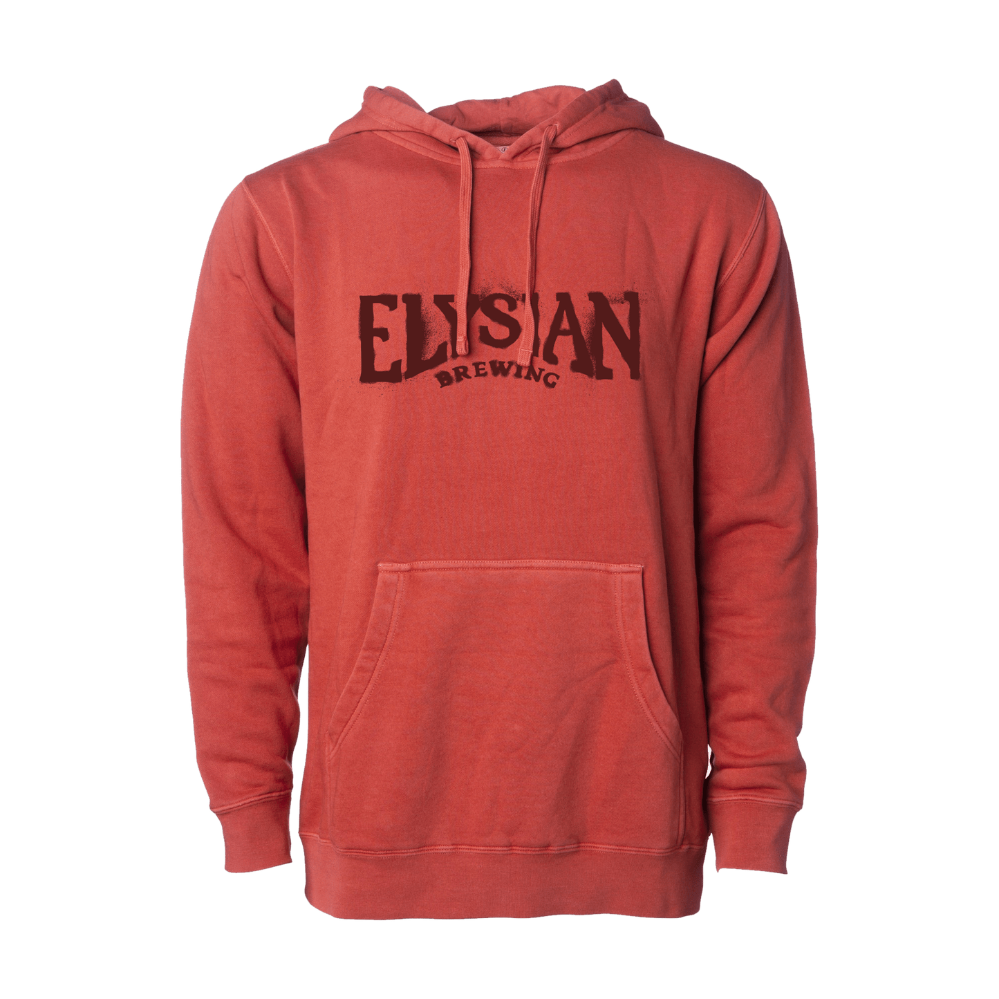 Elysian "Overspray" Midweight Red Hoodie - Elysian Brewing Company