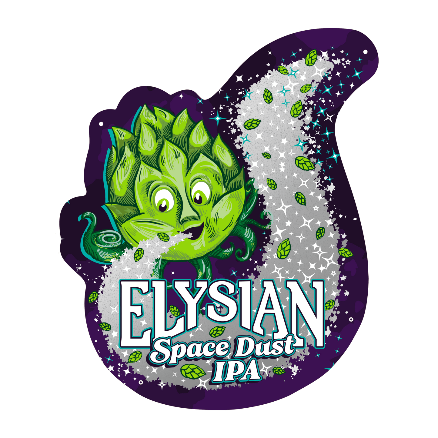 Space Dust Metal Sign - Elysian Brewing Company