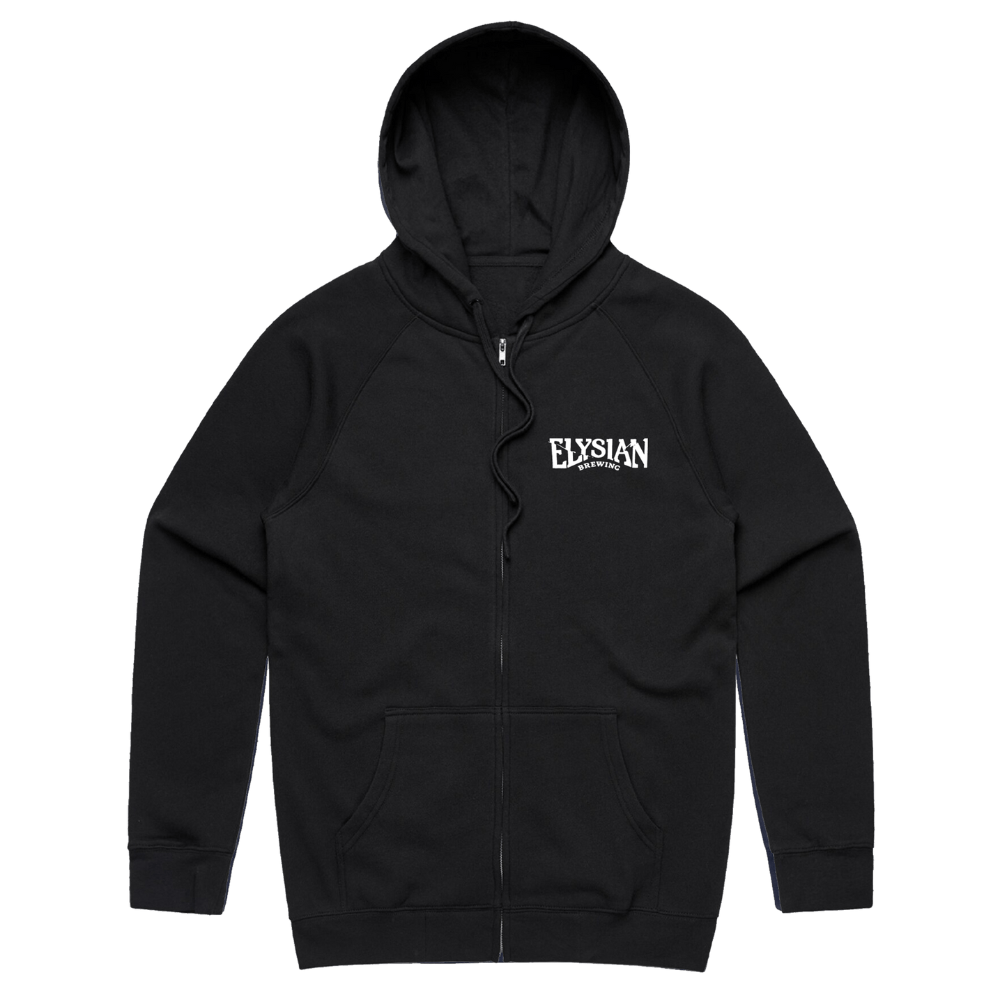 Elysian "25th" Black Logo Zip Up - Elysian Brewing Company
