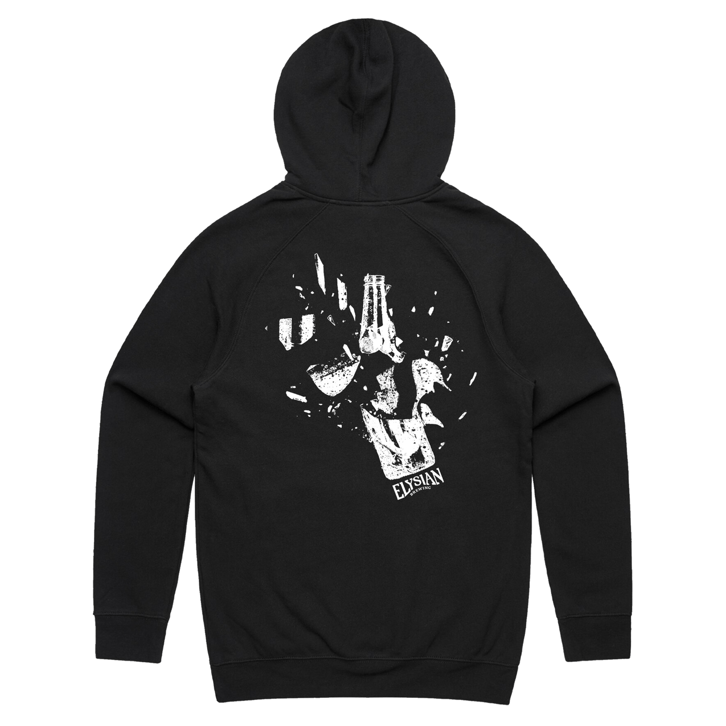 "To Smithereens!" Black Hoodie - Elysian Brewing Company