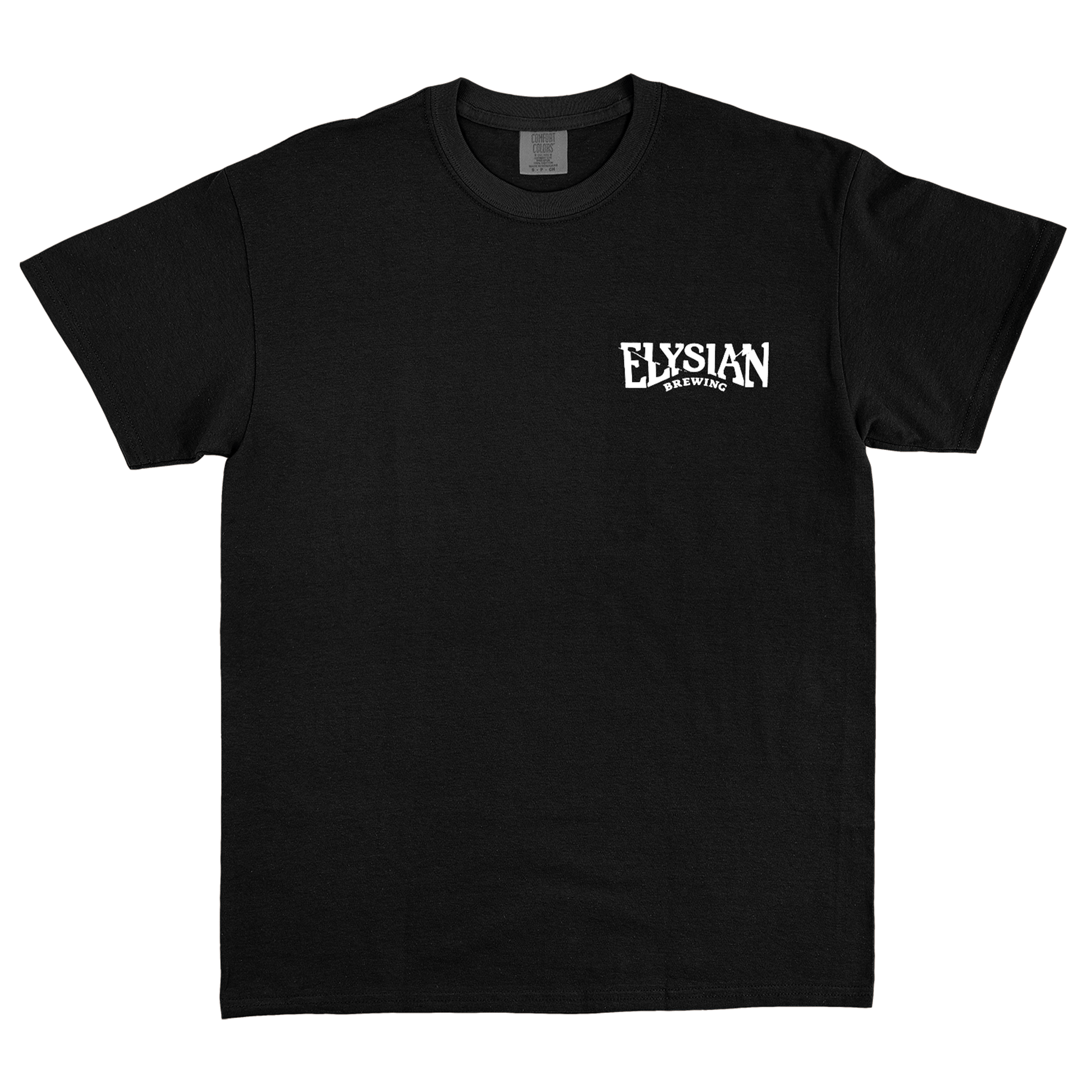 Elysian "25th" Black Logo Tee - Elysian Brewing Company