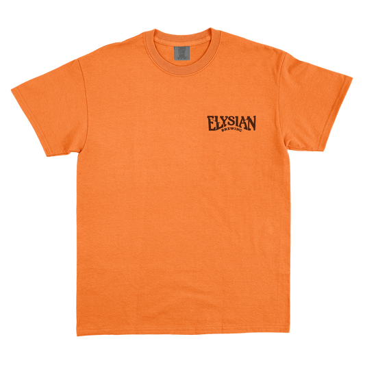 Elysian "25th" Orange Logo Tee - Elysian Brewing Company