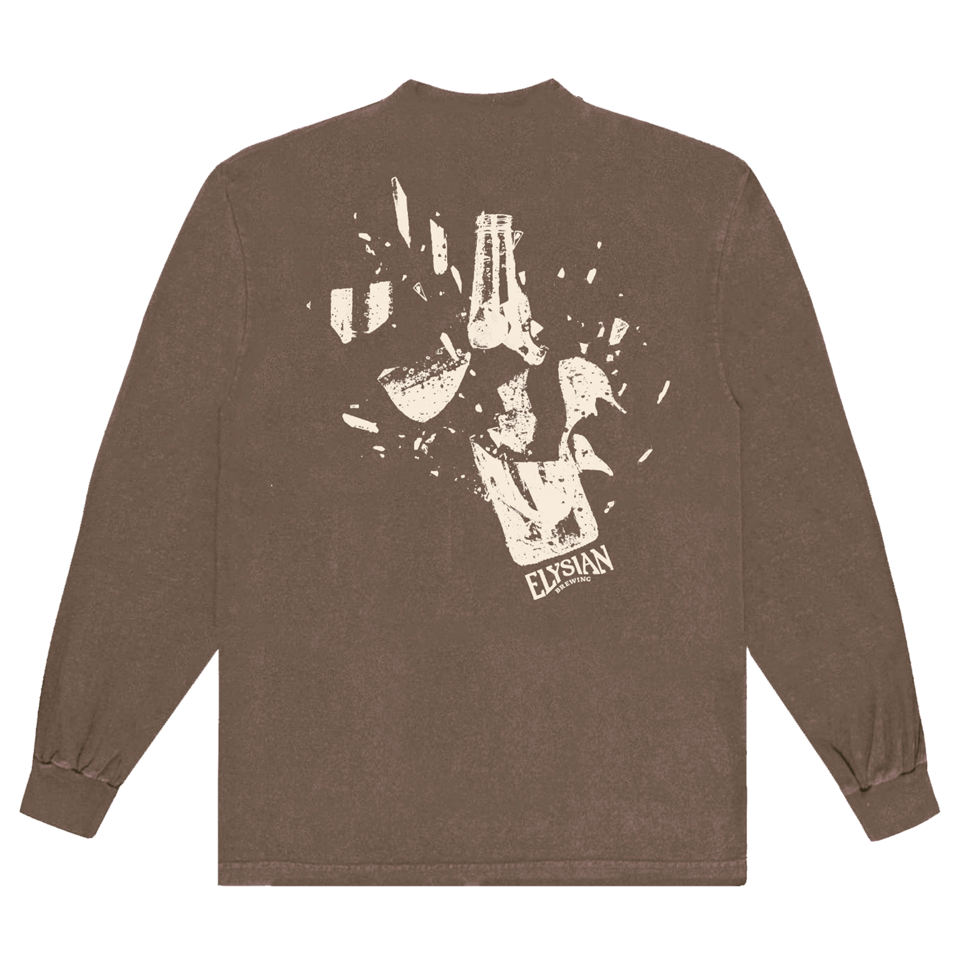 "To Smithereens!" Brown Long Sleeve - Elysian Brewing Company